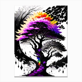 Rainbow Tree 8 Canvas Print
