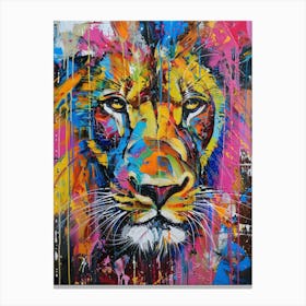 Lion Painting 6 Canvas Print
