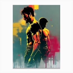 Man And A Woman Canvas Print