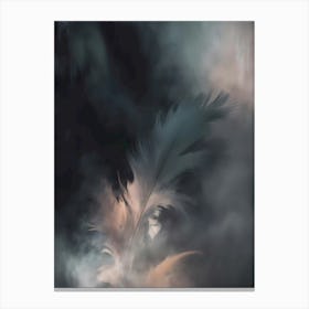 Feathers In The Mist Canvas Print