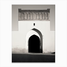 Marrakech, Morocco, Photography In Black And White 4 Canvas Print