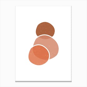 Three Free Circles Canvas Print