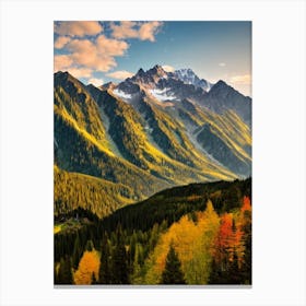 Tatra National Park Poland Vintage Poster Canvas Print