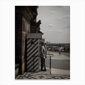 Prague Castle Guards Canvas Print