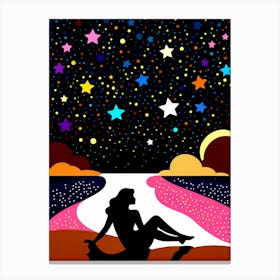 Dreams 2 vector art Canvas Print