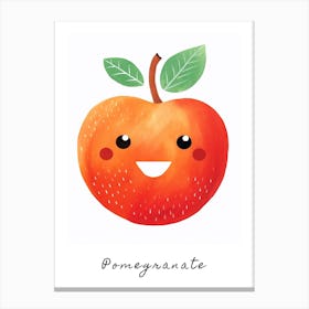 Friendly Kids Pomegranate 2 Poster Canvas Print