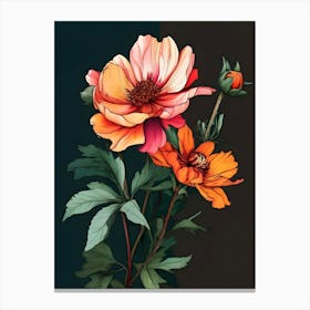 Cosmos Flower 7 Canvas Print