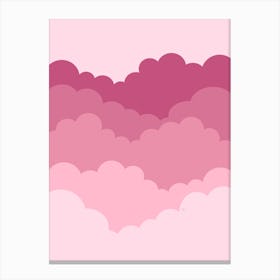 Pink Clouds Canvas Print