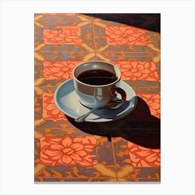 Black Coffee Canvas Print