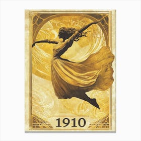 Aihrgdesign A Vintage Art Poster Of A 1910 Modern Dance Perfo B4596dde Cf72 4d9e Ad21 C2163a03c023 0 Canvas Print