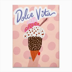 Dolce Vita Canvas Print