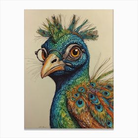 Peacock 37 Canvas Print