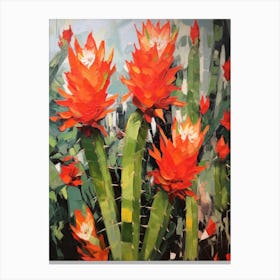 Cactus Painting Trichocereus 2 Canvas Print