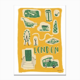 Welcome London Canvas Print
