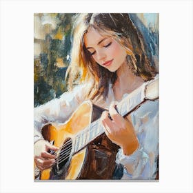 Acoustic Guitar Canvas Print