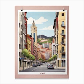 Barcelona City Canvas Print