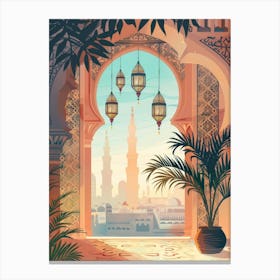 Islamic Arabic City Canvas Print