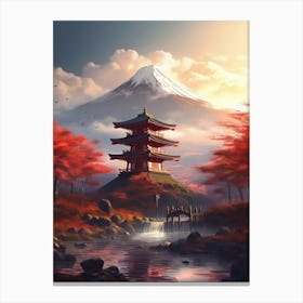 Japanese Pagoda 21 Canvas Print