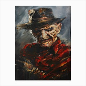 Freddy Krueger From A Nightmare On Elm Street Canvas Print