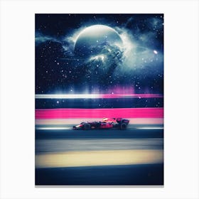 Formula One Speed Space Race Canvas Print