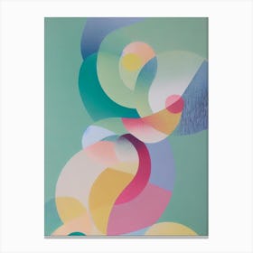 Abstract Pastel Canvas Print