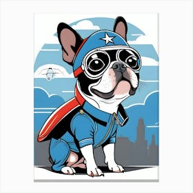 Superhero Dog-Reimagined 1 Canvas Print