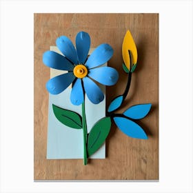 Blue Flower Canvas Print