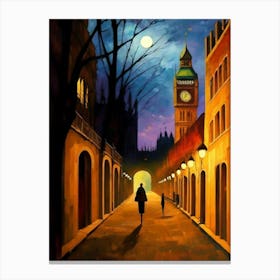 Big Ben At Night 1 Canvas Print