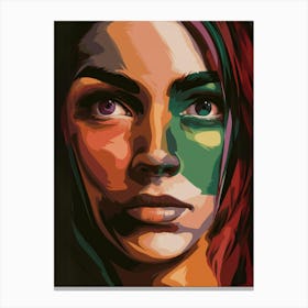 Portrait Of A Woman 9 Canvas Print