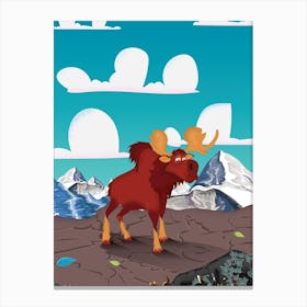 Moose Canvas Print