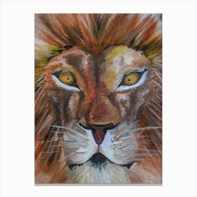 Lion Watercolour Leinwandbilder