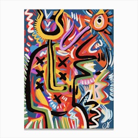 African Spirit Of Life Canvas Print