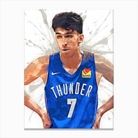 Chet Holmgren Oklahoma City Thunder 1 Canvas Print