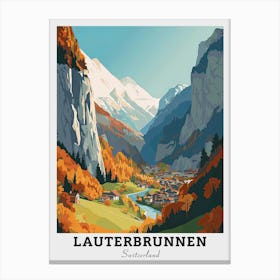 Lauterbrunnen Travel Canvas Print