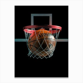 Basketball Hoop Canvas Print