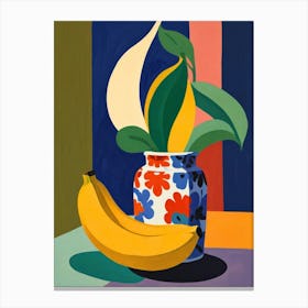 Banana In A Vase Canvas Print