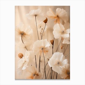 Boho Dried Flowers Poppy 5 Canvas Print