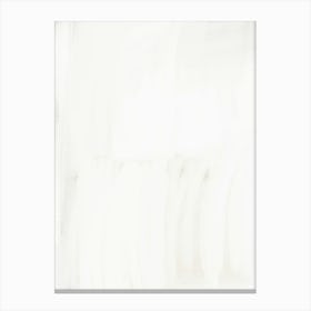 White Abstract Painting Canvas Print