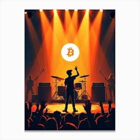 Bitcoin Concert 1 Canvas Print