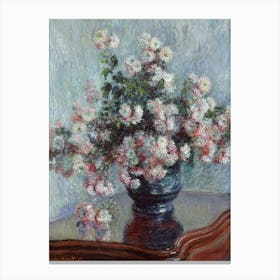 Claude Monet - Bouquet Of Roses Canvas Print