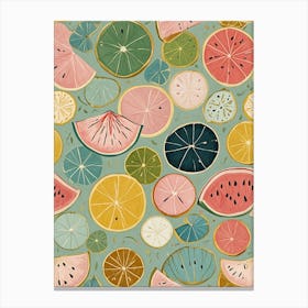 Watermelon Whimsy Canvas Print