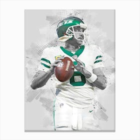 Aaron Rodgers New York Jets Canvas Print