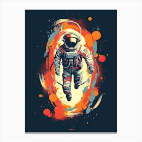 Expressive Astronaut Painting 1 Canvas Print