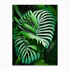 Soft Shield Fern 1 Vibrant Canvas Print