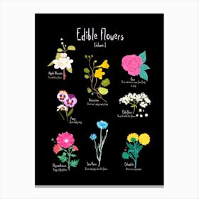 Edible Flowers Canvas Print