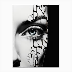 Woman'S Face 2 Canvas Print