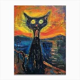 Scream Cat 4 Canvas Print