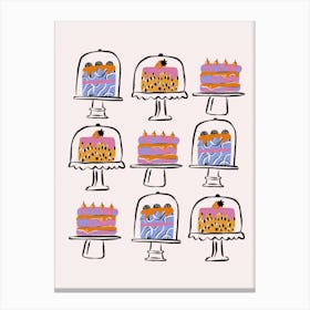 Cakes In The Window    Canvas Print