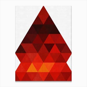 Triangle geometry 7 Canvas Print