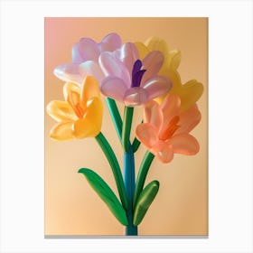 Dreamy Inflatable Flowers Larkspur 3 Canvas Print